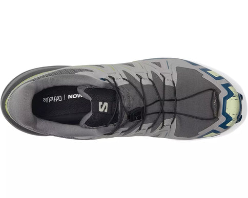 Salomon Speedcross 6 Castlerock/Lime/Poseidon Running Shoe Men's US Sizes 7-14