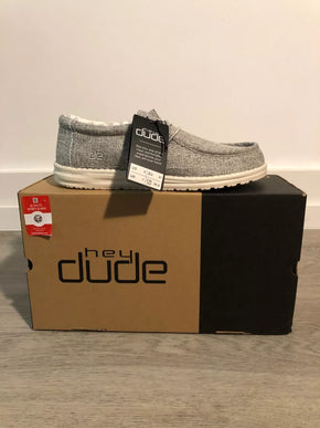 Hey Dude Wally Linen Iron Sneaker Shoe Men's Sizes US 8-15/NEW!!!!