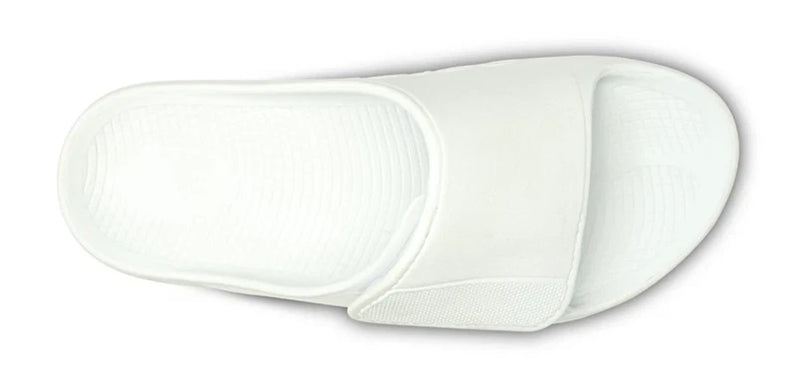 OOFOS OOahh Sport Flex Sandal Slide White Mens Sizes M9/W11-M14/W16 NEW