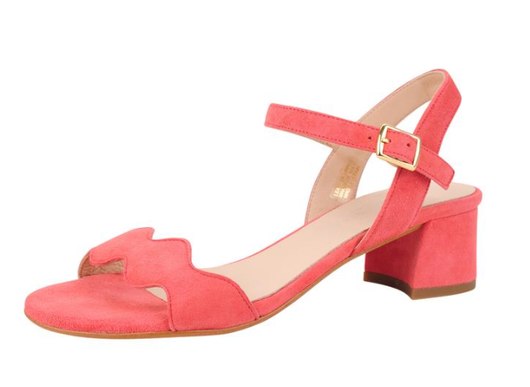 Patricia Green Gina Coral Suede Block Heeled Sandal Women's sizes 6-11/NEW!!!