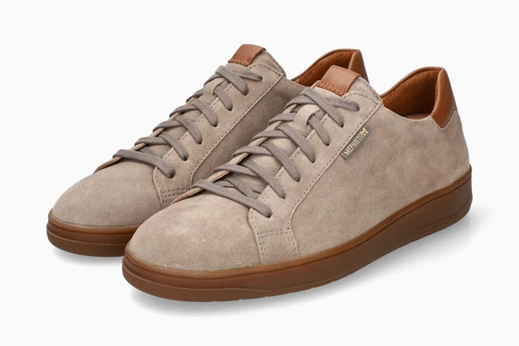 Mephisto Hasko Warm Grey Leather Sneaker Shoe Mens US Sizes 7-13 NEW