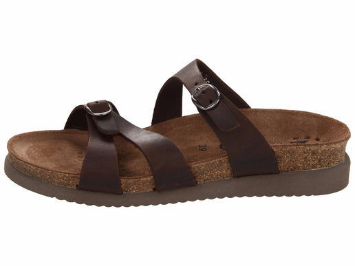 Mephisto Hannel Dark Brown Scratch Comfort Sandal Women's Sizes 35-42 NEW!!!
