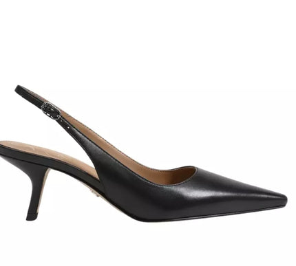 Sam Edelman Bianka Slingback Black Nappa Leather Pump Women's sizes 6-11/ NEW!!