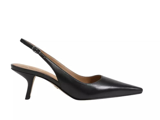 Sam Edelman Bianka Slingback Black Nappa Leather Pump Women's sizes 6-11/ NEW!!
