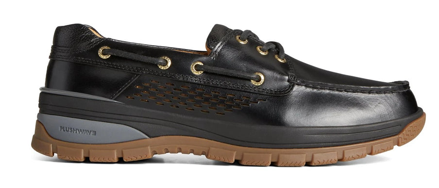 Sperry Gold Cup Billfish Plushwave Black Boat Shoe Men's sizes 7-13/NEW!!!