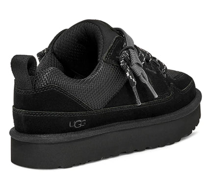 UGG Lo Lowmel Black Suede Mesh Sneakers Womens sizes 5-12-NEW
