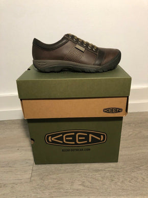 Keen Austin Brindle Bungee Brown Lace-up Loafer Sneaker Shoe Men's 7-17/NEW!!!