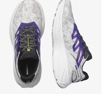 Salomon Aero Glide 2 White/Phantom/Spectrum Running Shoe Men's US Sizes 7-14 NIB