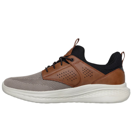 SKECHERS Slade Breyer Brown Tan RF Sneaker Shoe Mens sizes 7-14 NEW EXTRAWIDE