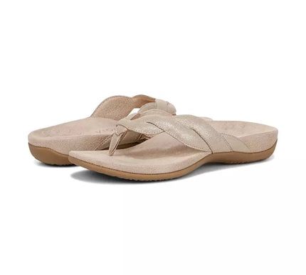 Vionic Bella Braid Gold Metallic Nappa Leather Sandal Women's sizes 5-11/NEW!!!
