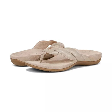 Vionic Bella Braid Gold Metallic Nappa Leather Sandal Women's sizes 5-11/NEW!!!