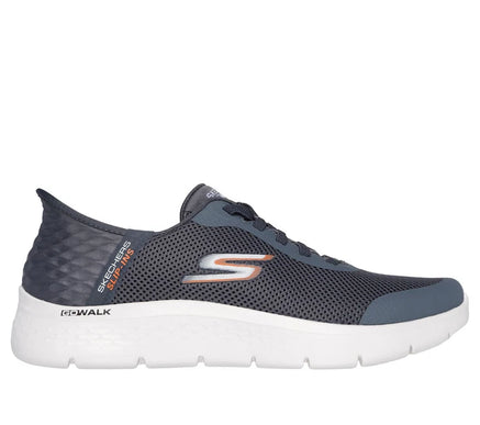 SKECHERS Go Walk Flex Hands Free Gray Slip-ins Sneaker Men's sizes 7-14/NEW WIDE