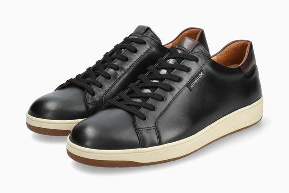 Mephisto Hasko Black Smooth Leather Sneaker Shoe Mens US Sizes 7-13 NEW