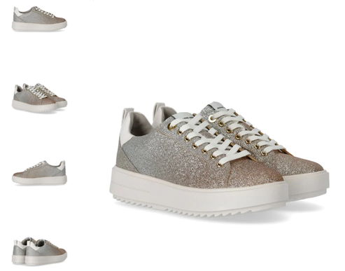 Michael Kors Emmett Lace-Up Glitter Gold Sneakers Women's sizes 5-10/NEW!!!