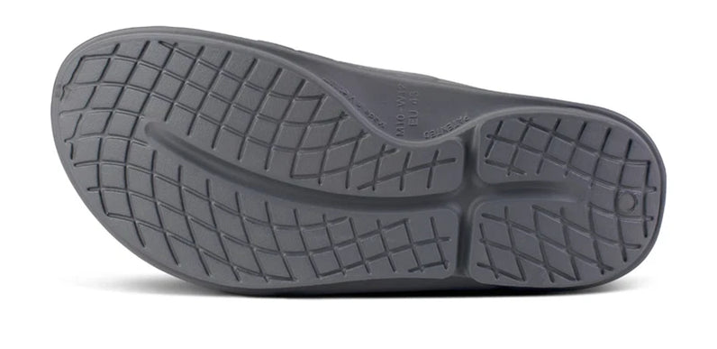 OOFOS OOahh Sport Flex Sandal Slide Slate Mens and Womens Sizes M4/W6-M13/W15