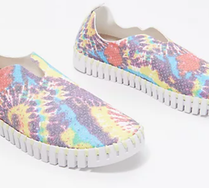 Ilse Jacobsen Tulip 139TDM Tie Dye Multi Slip-on Women's EU sizes 36-41 NEW!!