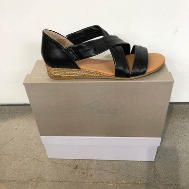 Pinaz Irina Black Leather Sandal 317 AO Negro Women's EU sizes 36-41/6-11 NEW!!!