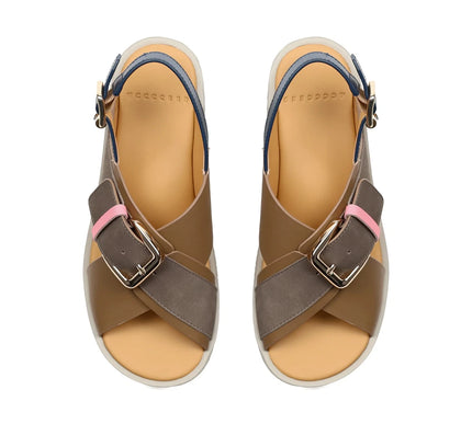 4CCCCEES Plia Juno Mud Strappy Sandal Women's Sizes 36-41/6-11/NEW!!!