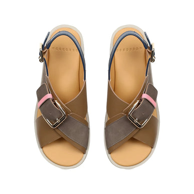 4CCCCEES Plia Juno Mud Strappy Sandal Women's Sizes 36-41/6-11/NEW!!!