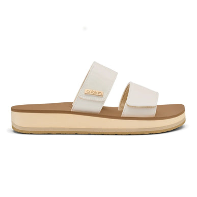 Cobian Dana Rise White 2-Strap Flatform Slide Sandal Women's US Sizes 5-11 NIB!!
