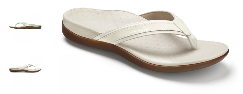 Vionic Tide II White Toe Post Sandal Flip Flop Women's US sizes 5-12 NEW!!!