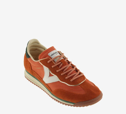 Victoria Saturno Nylon and Leather Orange Sneaker Women EU sizes 37-41/US 6-10