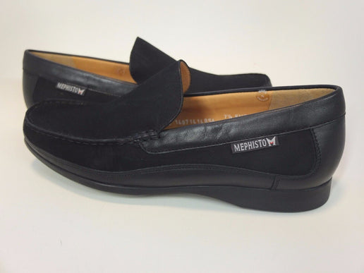 Mephisto Baduard Black Comfort Loafer Slip-on Shoe Men's US Sizes 7-13 NEW!!!