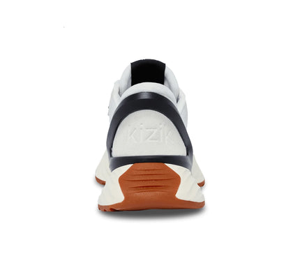 Kizik Monaco White/Black Hands-Free Slip in/on Shoes Womens sizes 6-10