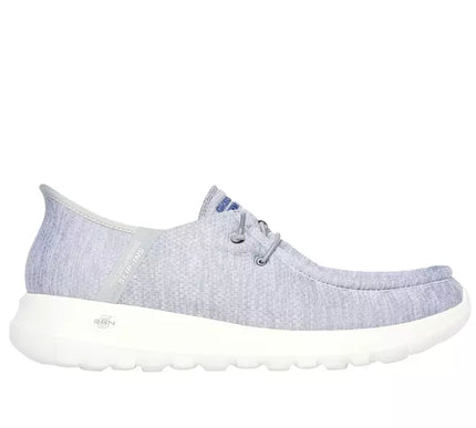 SKECHERS Go Walk Max-Halycon White Gray Slip-ins Sneaker Men's sizes 7-14/NEW!!