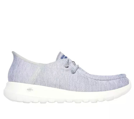SKECHERS Go Walk Max-Halycon White Gray Slip-ins Sneaker Men's sizes 7-14/NEW!!