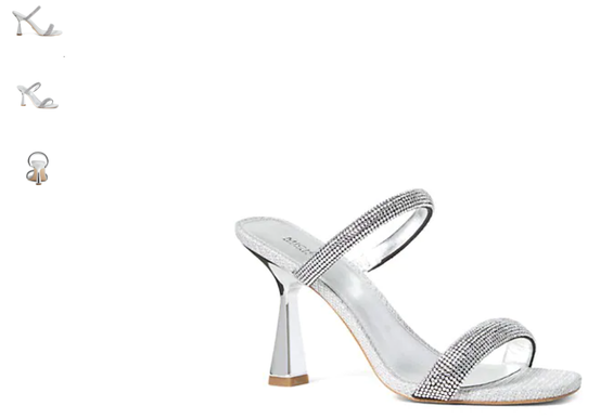 Michael Michael Kors Clara Sandal Silver Studded Women's US sizes 6-10/NEW!!!