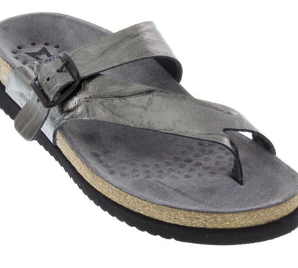 Mephisto Helen Grey Etna Leather Comfort Sandal Women's sizes 35-42 NEW!!!