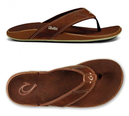 Men's Olukai Nui Rum Flip Flop Comfort Sandal US Sizes 7-16 NEW!!!