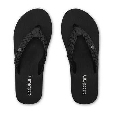 Cobian Braided Bounce Black Comfort Sandal Women's US Sizes 5-11 NIB!!
