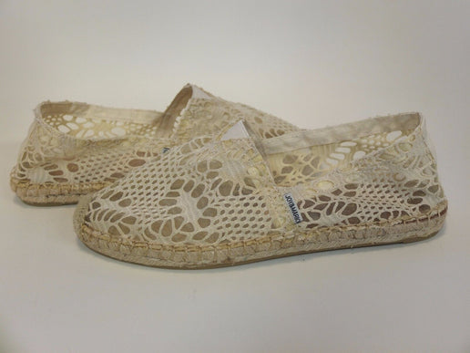 Joy and Mario Beige Espadrille Slip On Flat Women's US sizes 6-11 NEW!!!