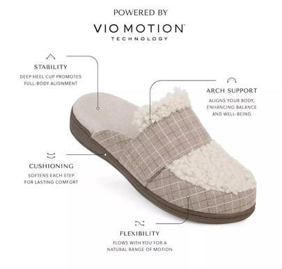 Vionic Gemma II Cream Mule Slipper Slip-On Arch Support Women sizes 5-13/NEW!!