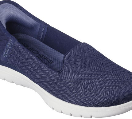 SKECHERS Slip-ins On the Go Flex-Clover Navy Sneaker Women's sizes 5-12/NEW!!!