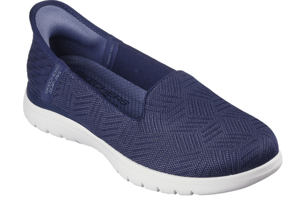 SKECHERS Slip-ins On the Go Flex-Clover Navy Sneaker Women's sizes 5-12/NEW!!!