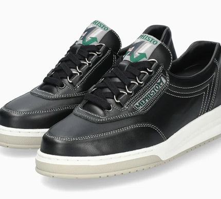 Mephisto Rush Black Leather Comfort Shoe Womens Sizes 6-11 NEW