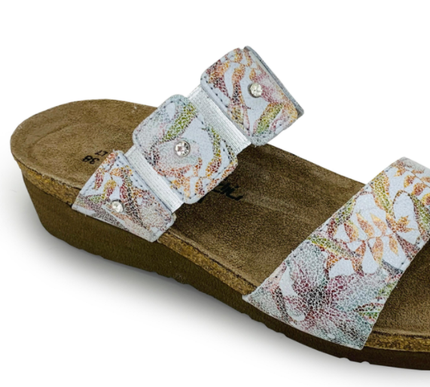 Naot Ashley Floral Multi 2 Strap Sandal Women's sizes 36-42/NEW!!!