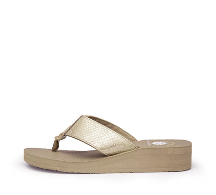 Yellow Box Chellie Platino Flatform Toe Post Sandal Women's sizes 6-10/NEW!!!