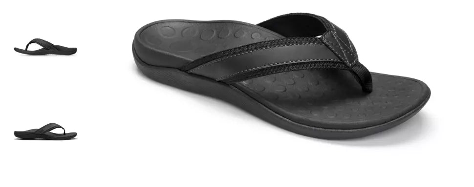 Vionic Tide Black Men's Comfort Sandal Flip Flop US sizes 7-14 NEW!!!