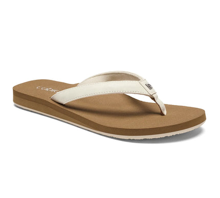 Cobian Skinny Bounce 2 Cream Comfort Flip Flop Sandal Women's US Sizes 5-11 NEW!