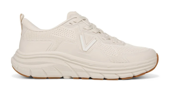 Vionic Walk Max Cream Lace Up Sneaker Shoe Women's US sizes 5-12 NEW!!!!