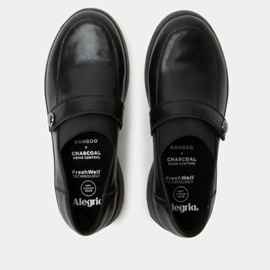 Alegria Janna Ink Leather Shoe Loafer Womens sizes 35-42 NEW