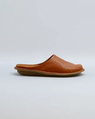 VIBAe Roma Cognac Slip On Loafer Mule EU Unisex sizes W6/36-M15/48