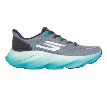SKECHERS Aero Burst Gray/Blue Running Sneaker Mens sizes 8-14 NEW