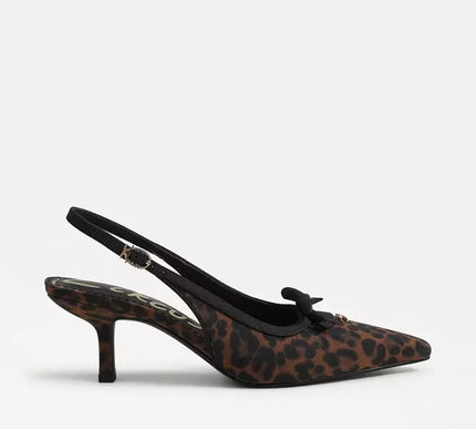 Circus by Sam Edelman Cassidy Black Leopard Slingback Women's sizes 6-11/ NEW!!