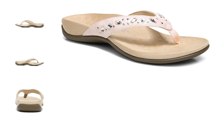 Vionic Lucia Pink Snake Sandal Flip Flop Women's US sizes 5-12 NEW!!!