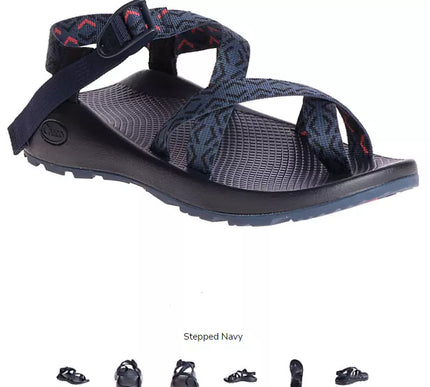 Chaco Z/2 Classic Stepped Navy Comfort Sandal Men's US Sizes 7-15 NIB!!!
